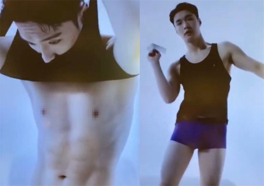 张艺兴新代言CK大片，姿态放松大秀腹肌，黑粉却带节奏辣眼睛？