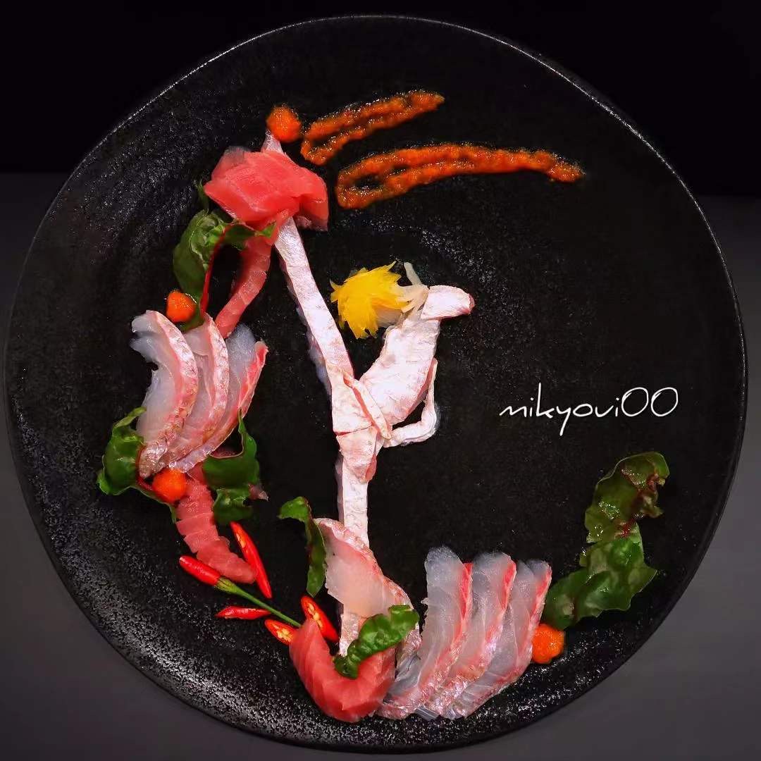 澳龙刺身摆盘制作视频,刺身制作视频创意摆盘