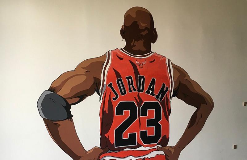 健身房墙绘高级感,健身房墙绘案例图文