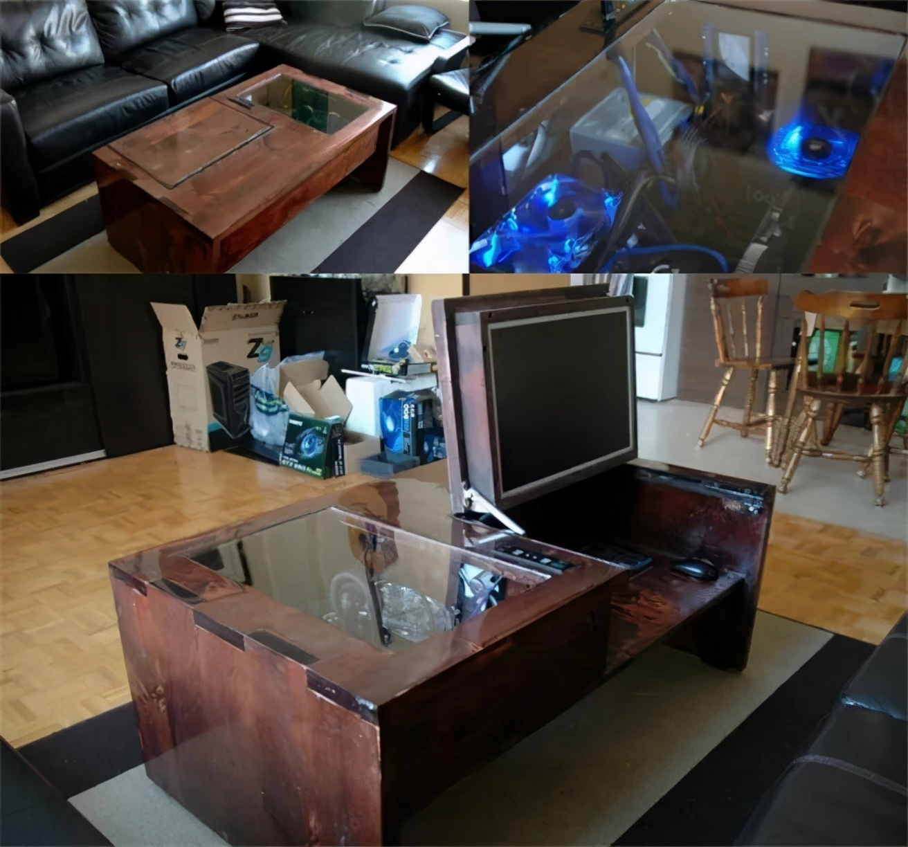 直男什么都可以凑合，但他的电脑必须发光