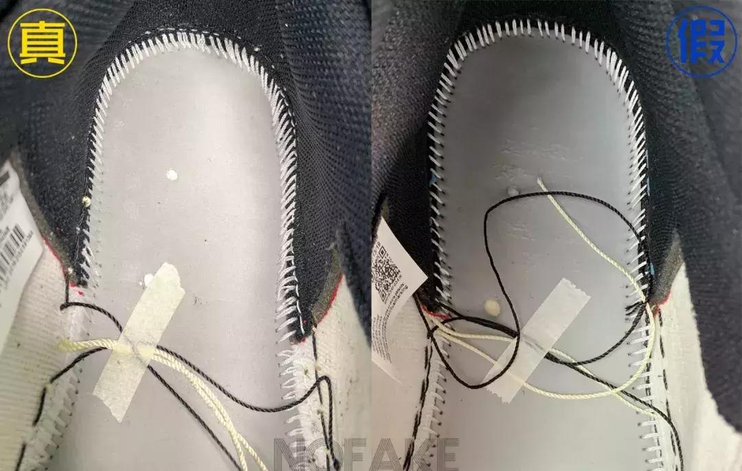 aj1小倒钩一秒分辨真假,aj1小倒钩真假对比