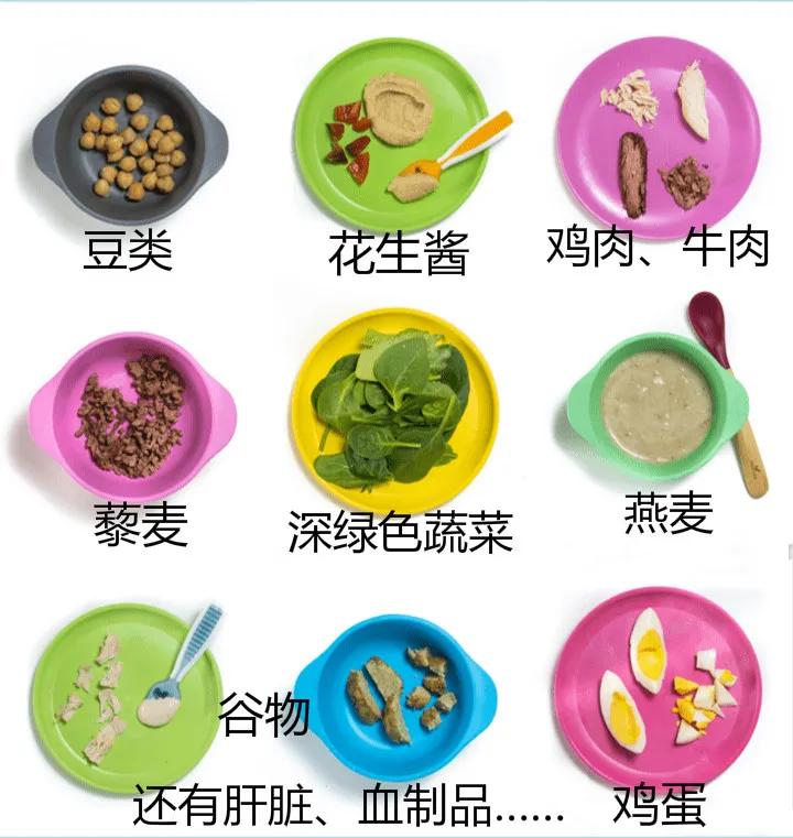 六个月宝宝缺铁又不吃辅食怎么办,十个月宝宝缺铁可以吃什么辅食