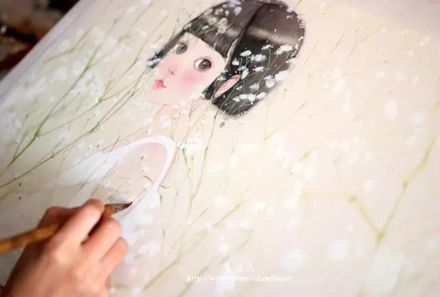 自己做ins插画卡片少女心 (少女心简单插画可爱小图案)