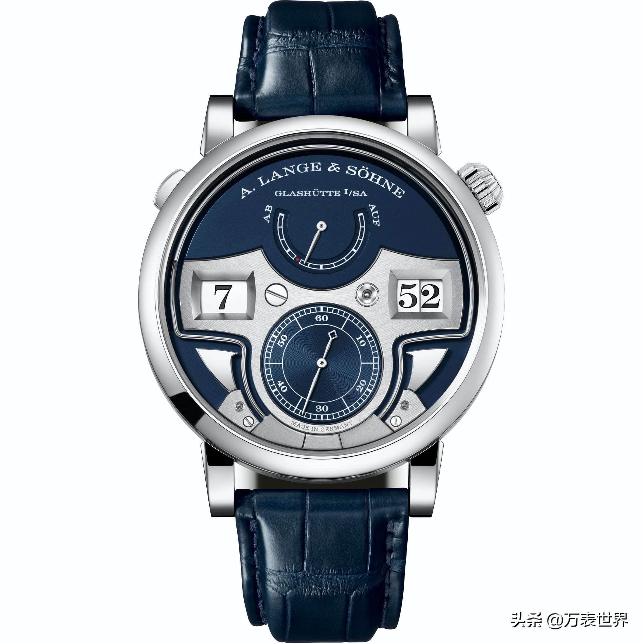 只做正装表的朗格，现在有橡胶表带了？