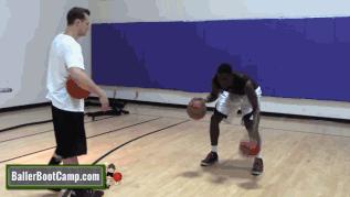 3步提高篮球技术,控球训练基本功脚步姿势