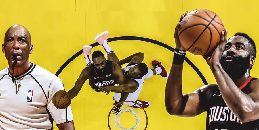 谁说哈登不会打街球,哈登谈论自己得不到哨子