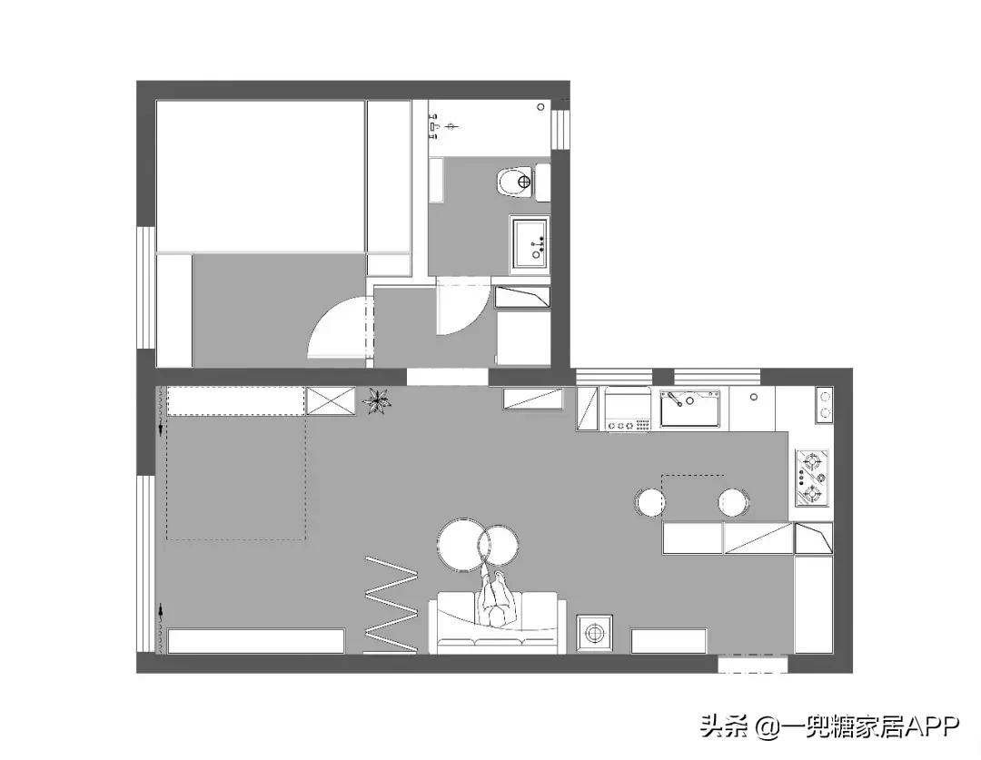 二胎家庭改造80平米6居室,二胎家庭两室房子怎么改造