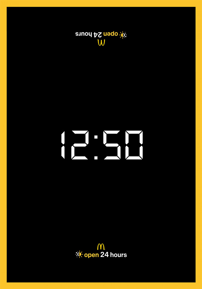 麦当劳的创意海报加解析,麦当劳的海报设计