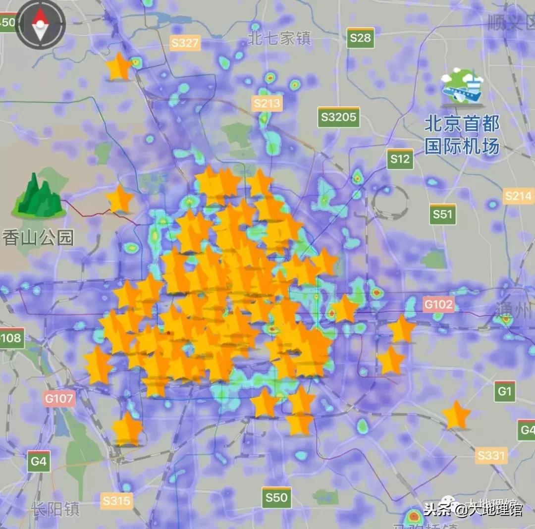 最真实的北京地图,中国地图中的北京