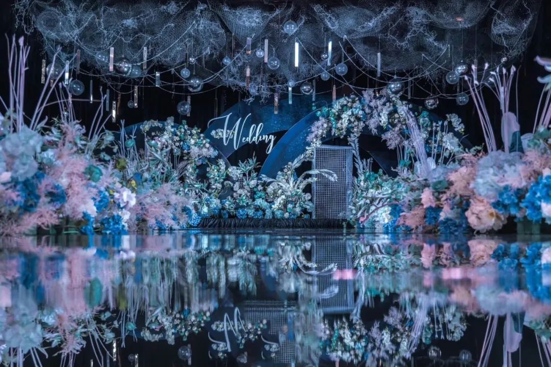 一场神秘浪漫的星空的婚礼,神秘浪漫的蓝色星空婚礼