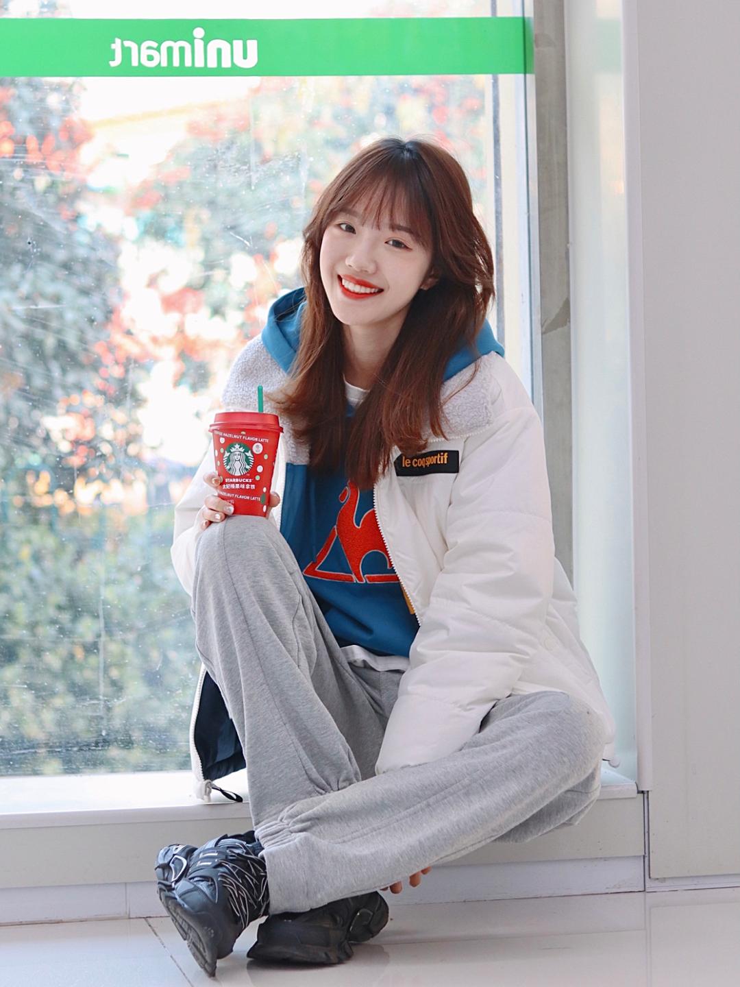 温柔又保暖的穿搭学生党女,冬季保暖时尚穿搭小个子学生