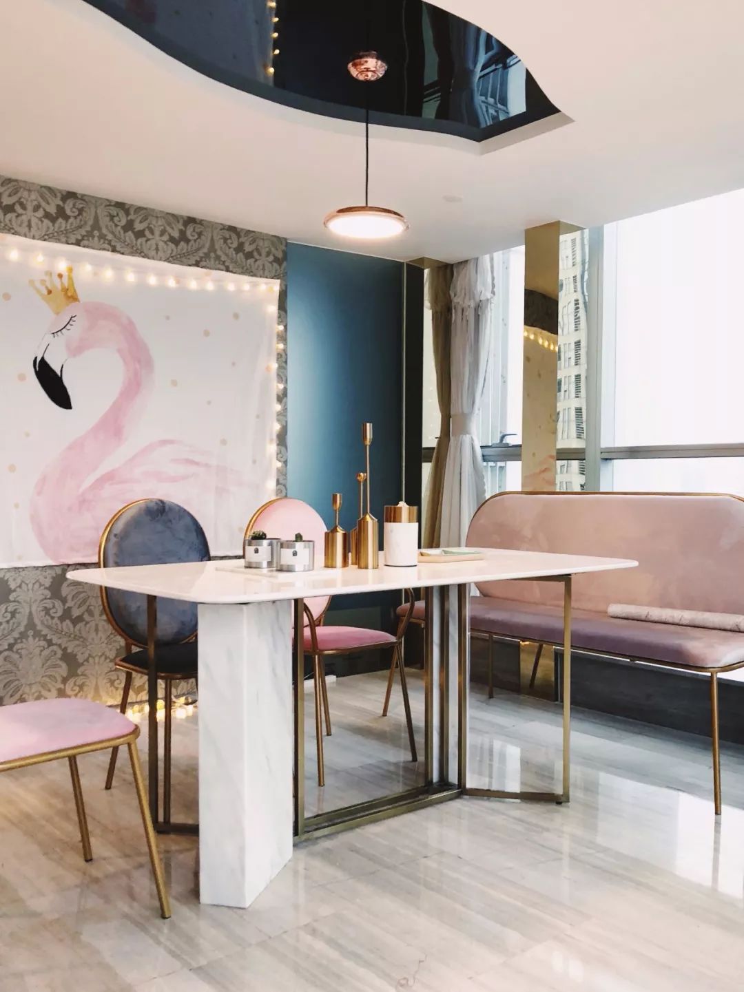 现代简约大理石餐桌台面推荐,石材台面餐桌