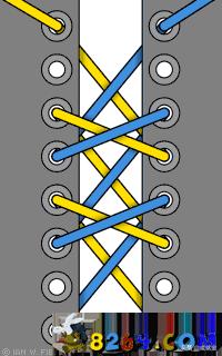 鞋带系起来不好看,鞋带系法不掉教程