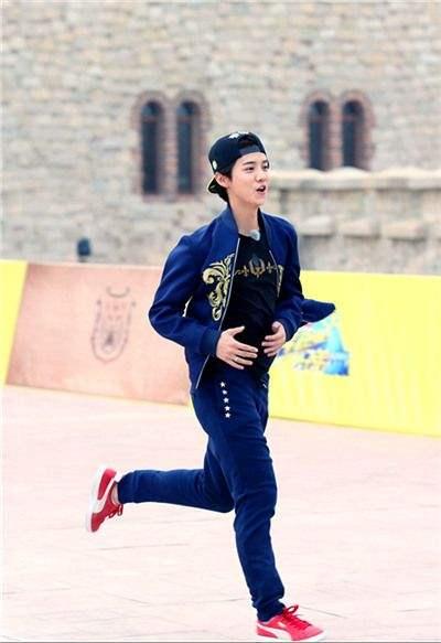 鹿晗跑得最快的一个人,奔跑博尔特