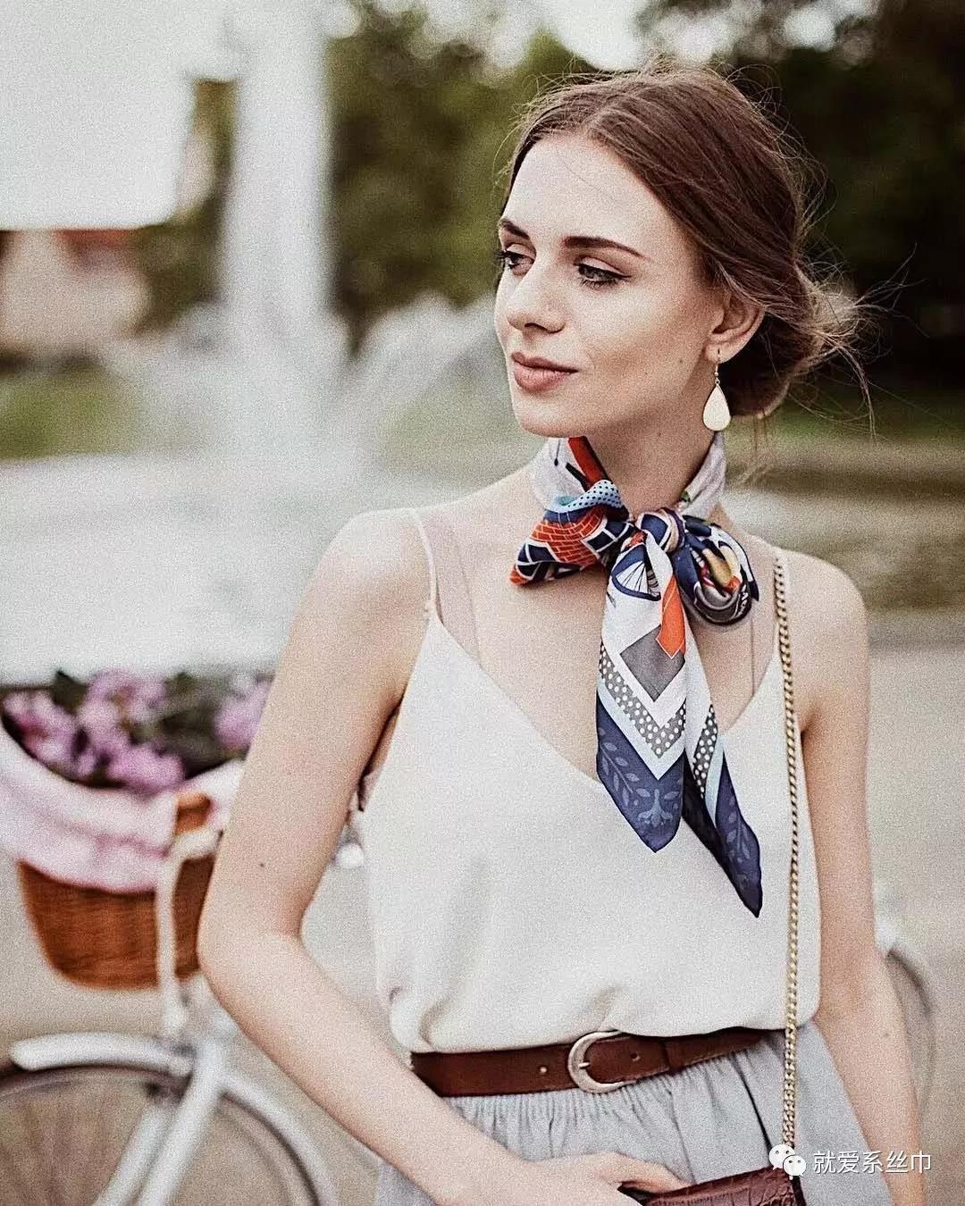 一学就会的丝巾五种系法,大长款丝巾的花样系法大全