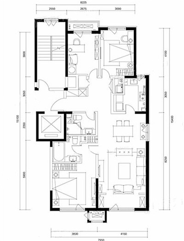 华润西山墅一期平面图,北京华润西山墅