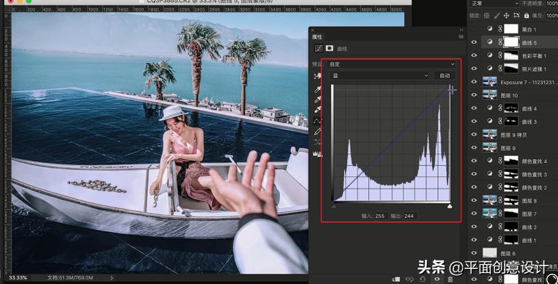 ps教程赛博朋克风格调色人像篇,ps人像修图先调色还是先磨皮