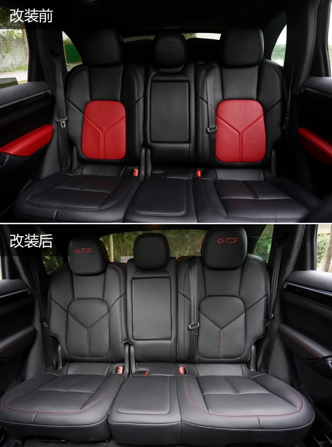 13年卡宴翻新后黑色外观,13年保时捷卡宴翻新