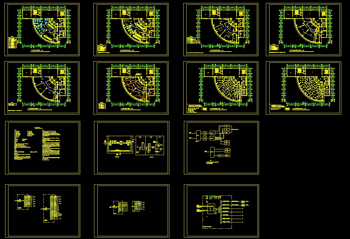 cad弱电机柜图标大全,弱电机柜CAD布置