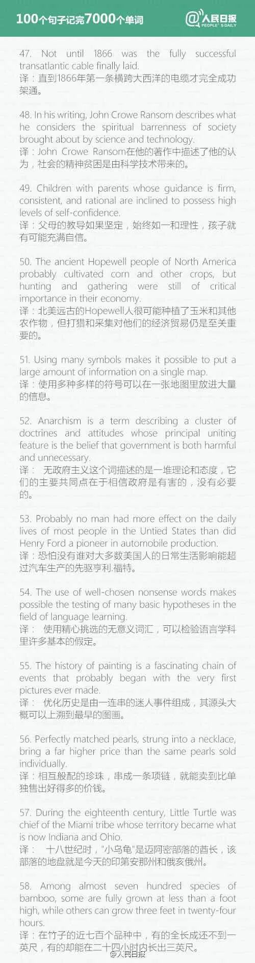 100个句子帮你熟记7000个单词,800个有趣句子帮你记忆7000单词