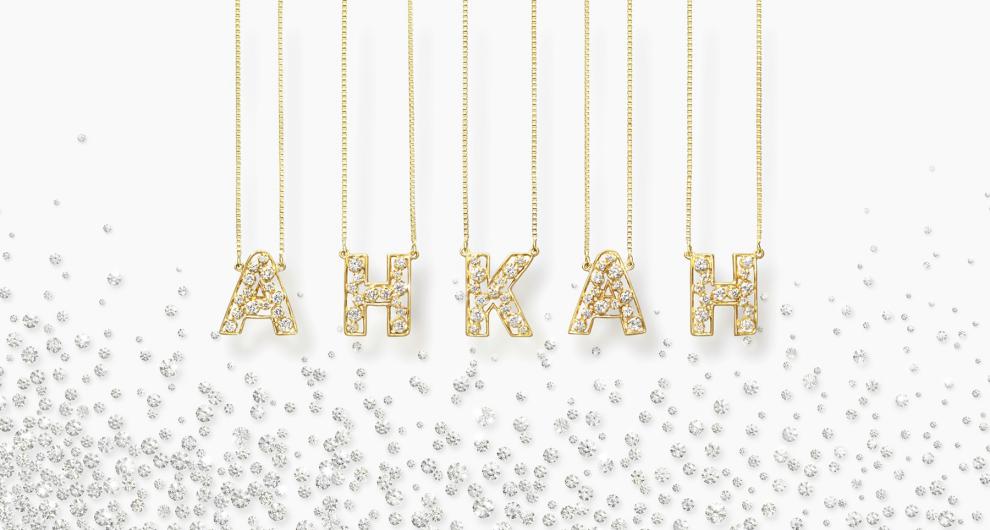 ahkah小红心项链实拍,ahkah小红心项链定制