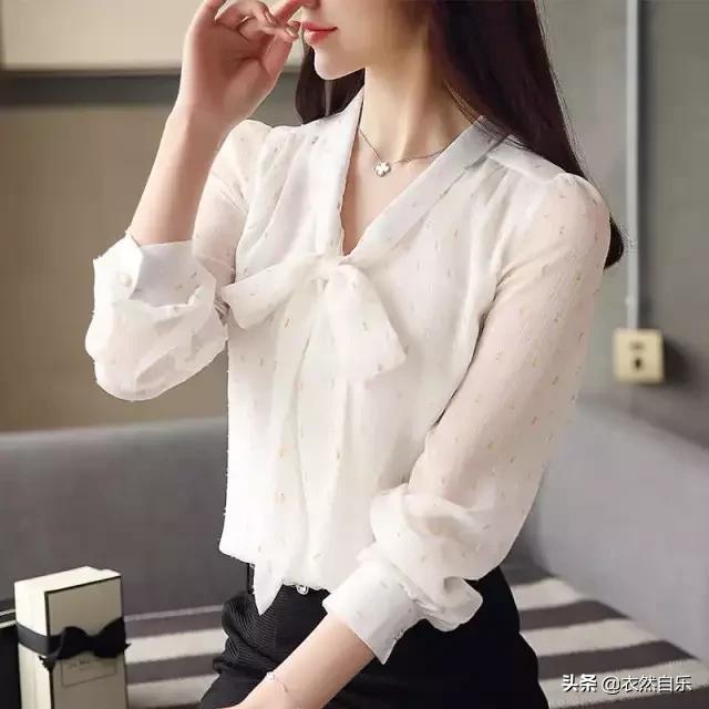 女士职业装百搭衬衫新款洋气时尚,衬衫时尚百搭洋气春秋款