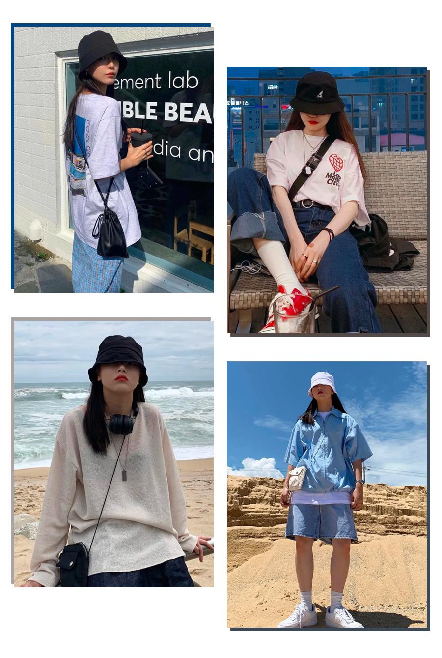 适合圆脸女生戴的冬季帽子,适合女士夏季长脸型戴的帽子