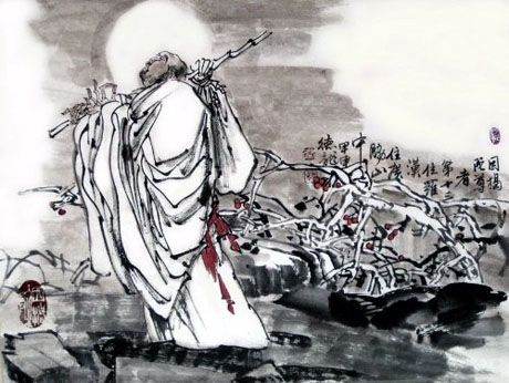 十八罗汉中的诺矩罗尊者,藏传佛教十六尊者和罗汉名字