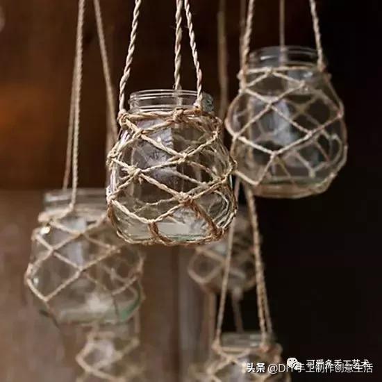 编绳杯套,编绳防烫杯套