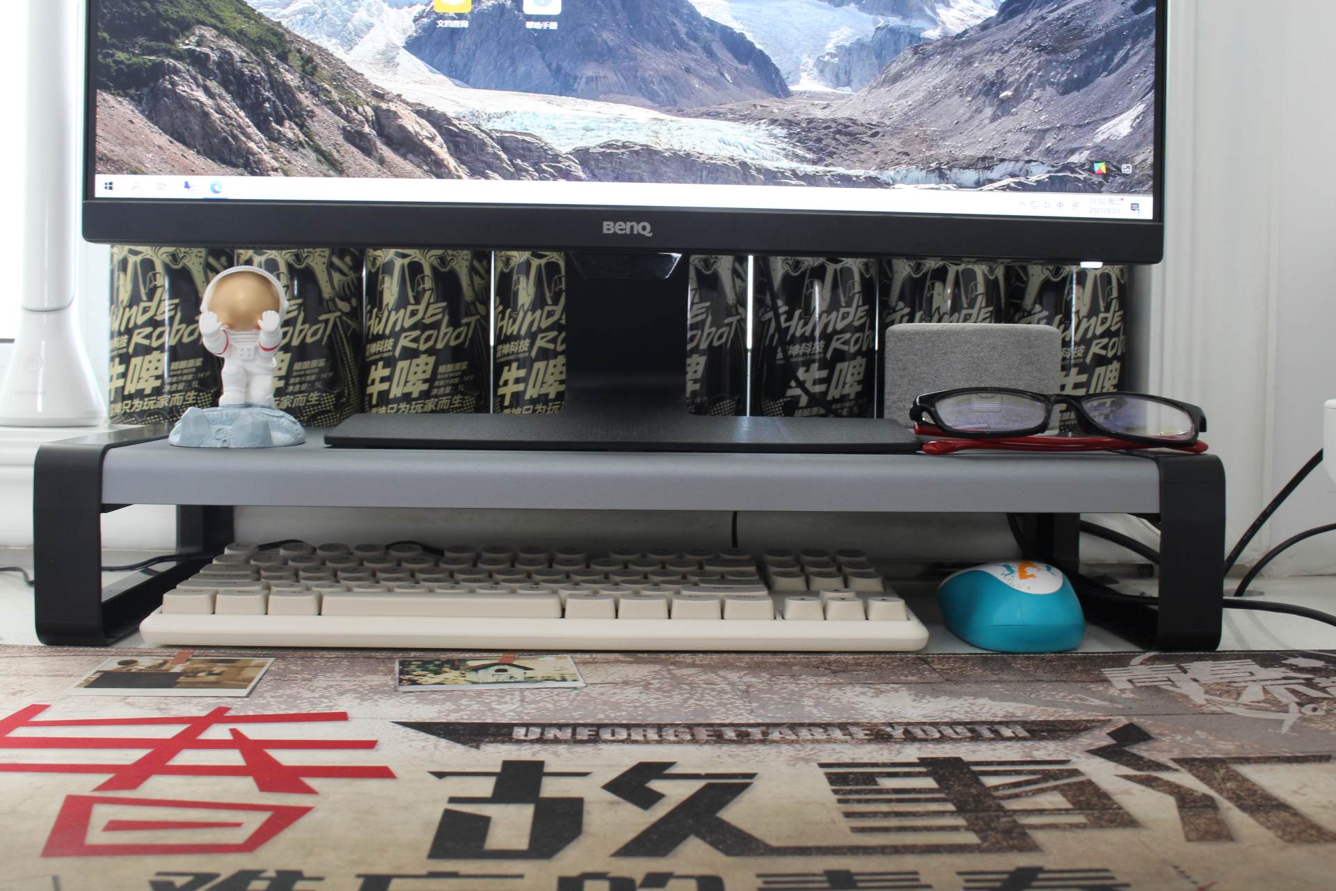 智能桌面显示器增高架,自己做显示器增高支架