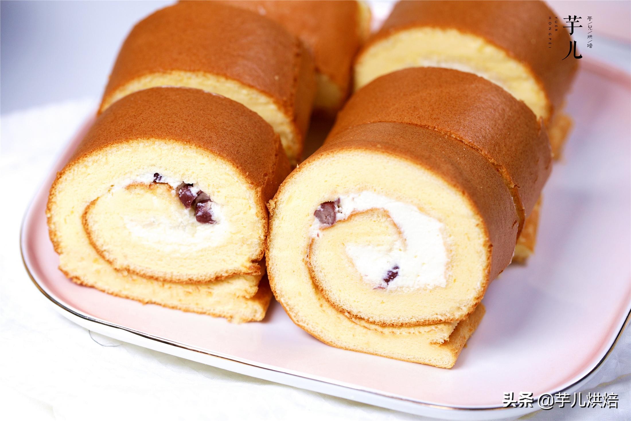 卷不裂的蛋糕卷怎么卷,蛋糕卷怎么卷才成功窍门