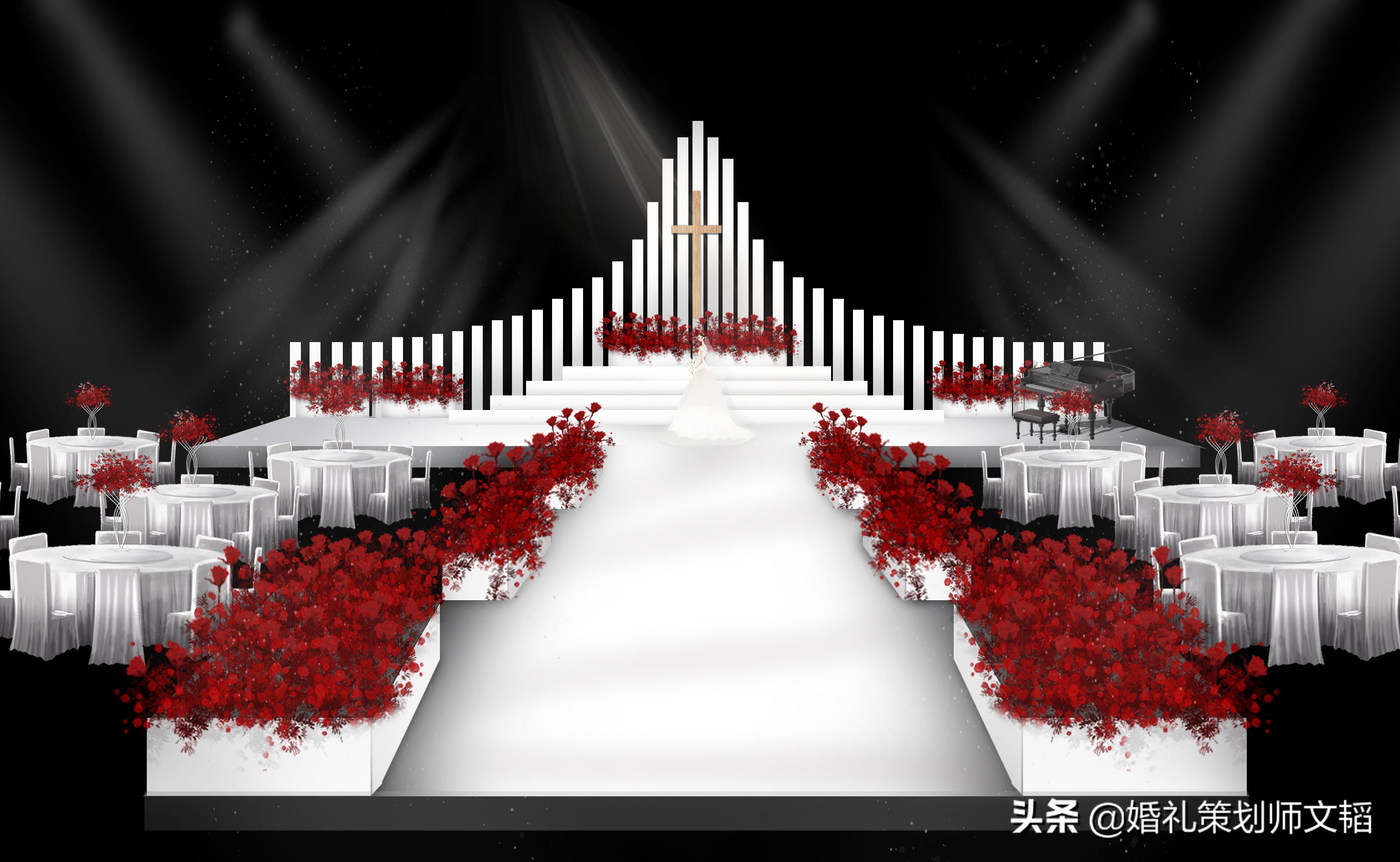 教堂灵感婚礼布置,基督教教堂装修效果图