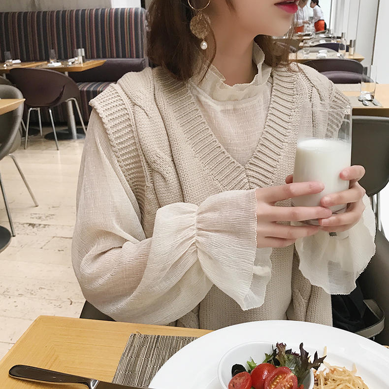 今年流行这么洋气的打底衫,太女神了!