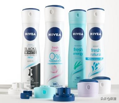 妮维雅护肤品包装使用聚丙烯喷雾盖