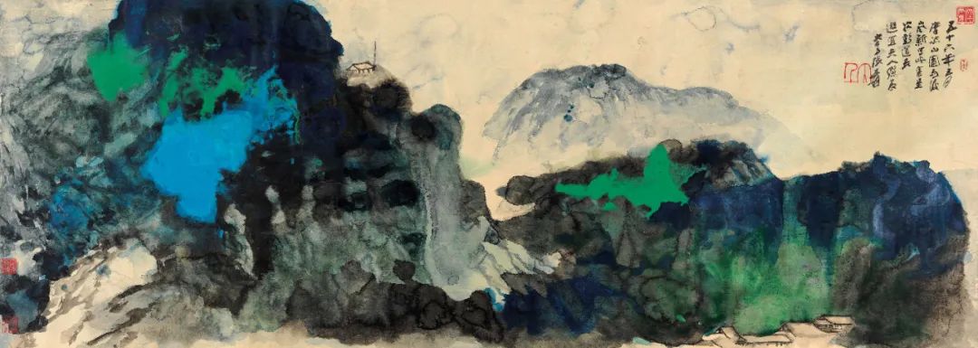 中国嘉德2020秋拍傅抱石萧萧,傅抱石大涤草堂图以1.38亿元成交