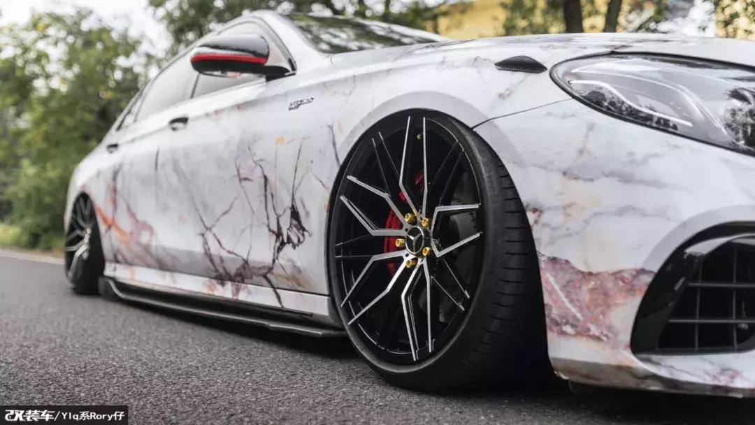 2018年奔驰e300改装黑武士,奔驰e300改黑武士加恶魔之眼