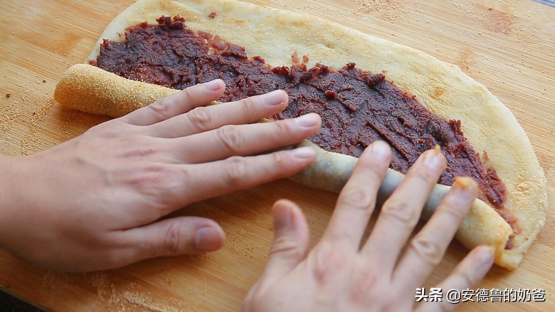 奶爸分享在家制作老北京小吃驴打滚软糯香甜简单好吃
