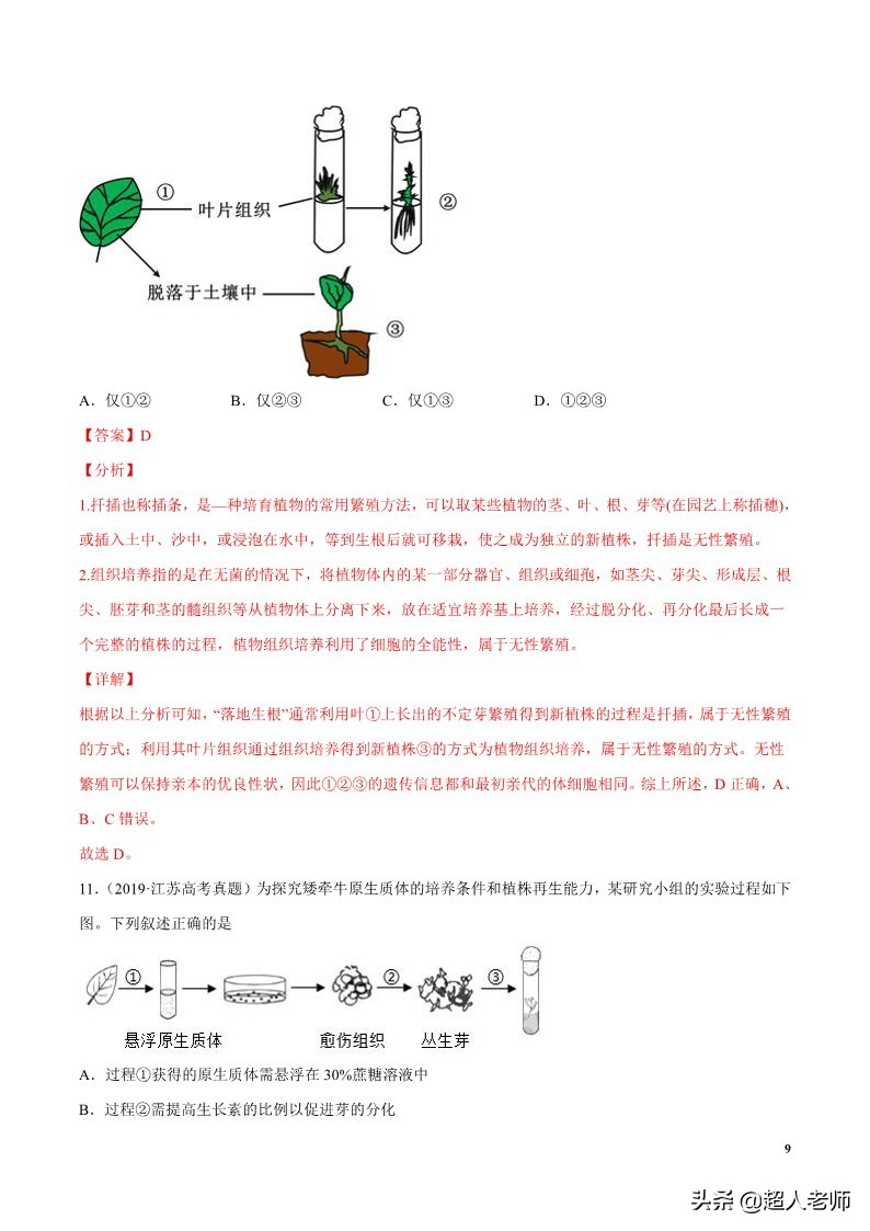 2024生物高考10大热点主题,生物江苏新高考复习资料2025