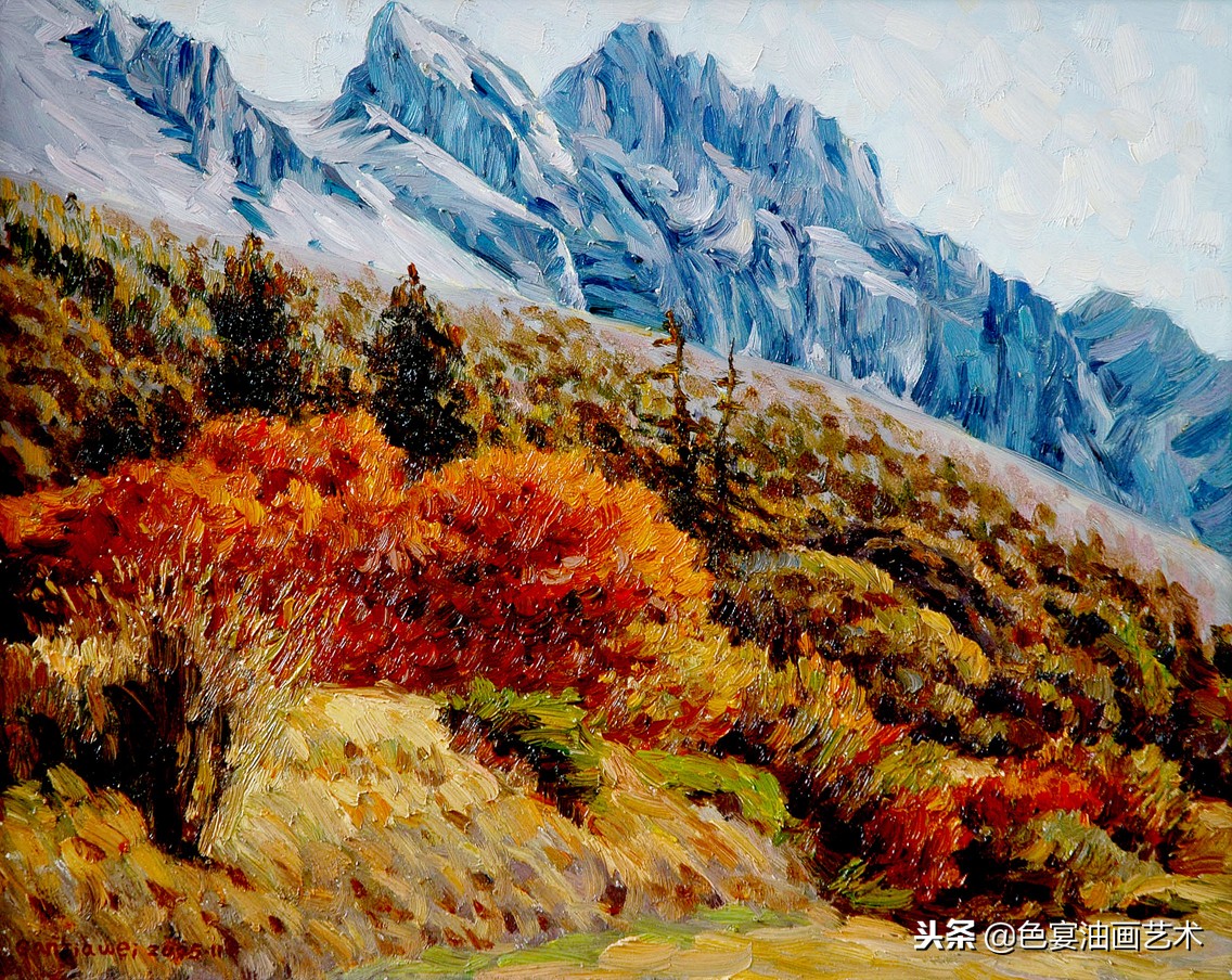 俄罗斯油画大师风景油画教程视频,油画大师油画风景创作教学视频