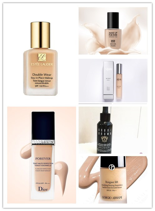 三大好用粉底液排行榜图片,35岁适合哪款性价比高的粉底液
