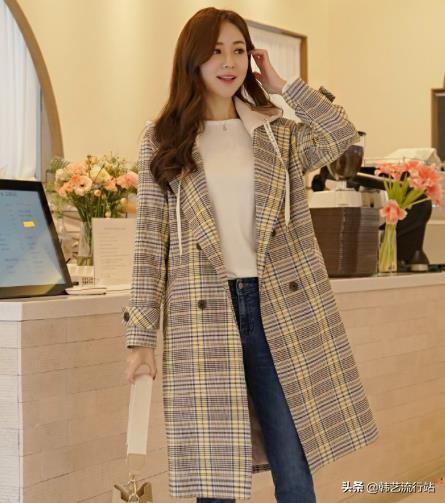 韩国风衣穿搭高级感,韩国风衣配什么衣服好看