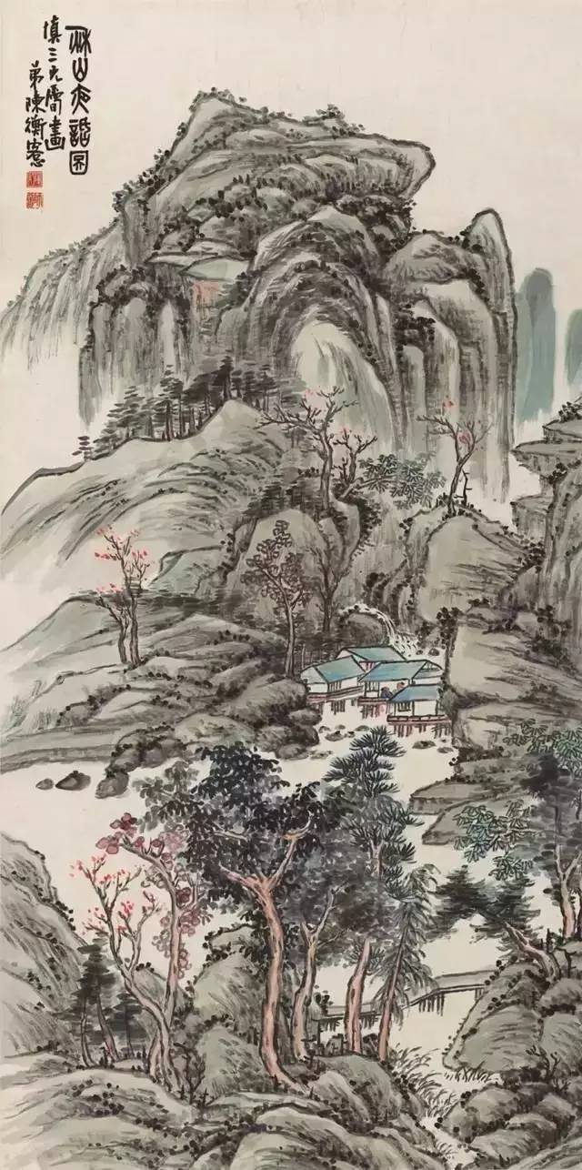 陈师曾山水画作品欣赏,中国第一人陈师曾