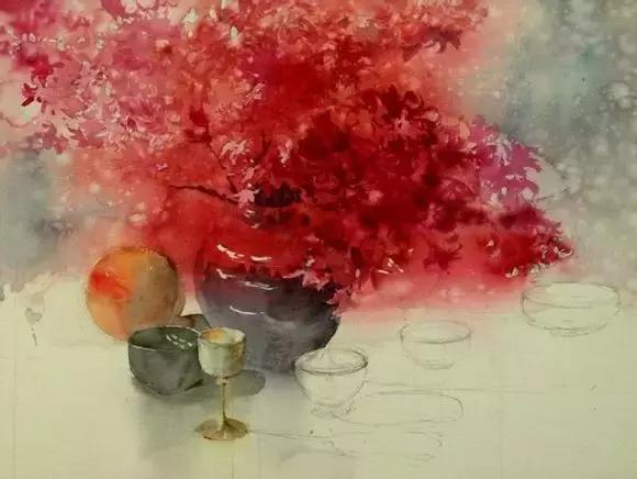 初学者结构素描步骤,酒杯素描绘画步骤