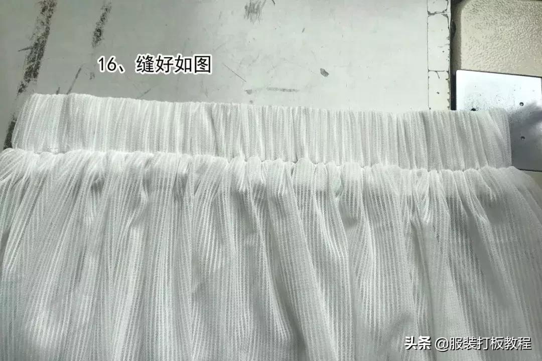 不规则半身荷叶边裙结构制图,不规则半身荷叶裙怎么搭配