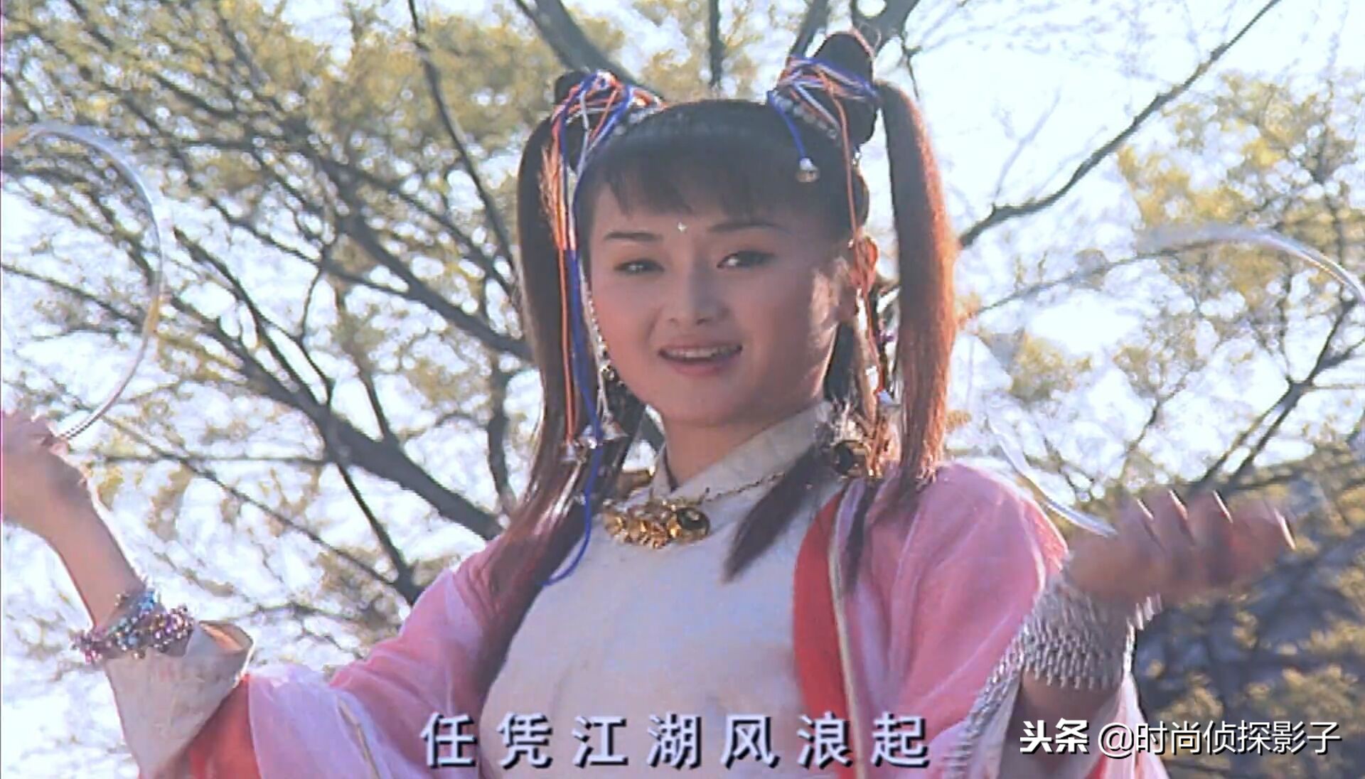 梳羊角辫的古装女子，马雅舒不起眼、陈少霞很乖巧、傅明宪萌萌哒