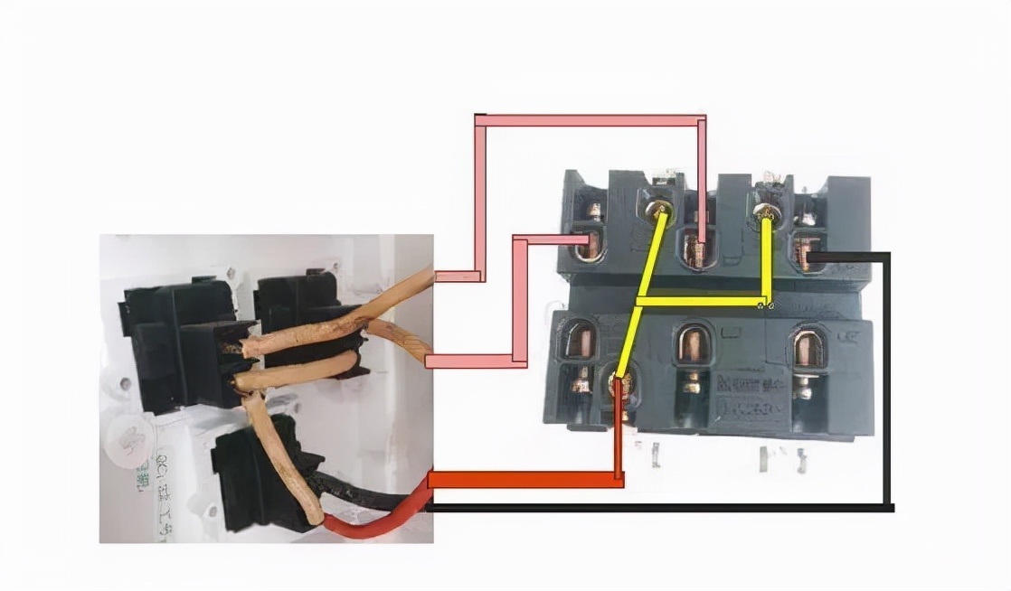 照明双控原理,照明灯双控开关怎么接
