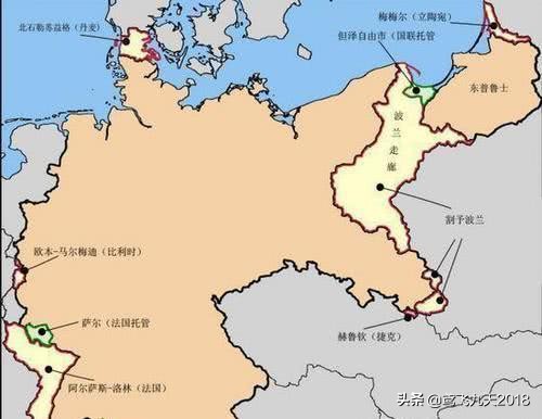 第1次世界大战德国损失多少领土,第一次世界大战德国损失多少领土
