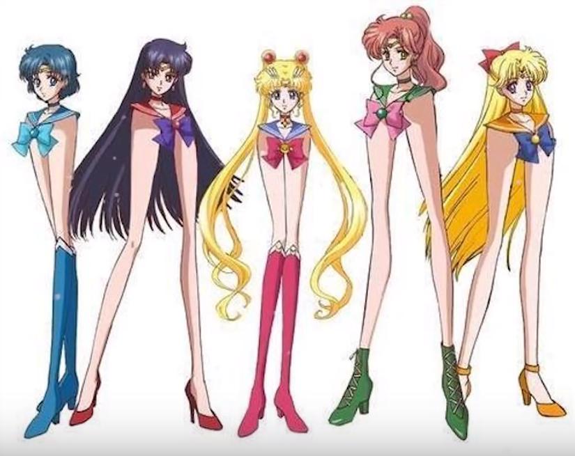 美少女战士变身吐槽,动漫人物变成美少女