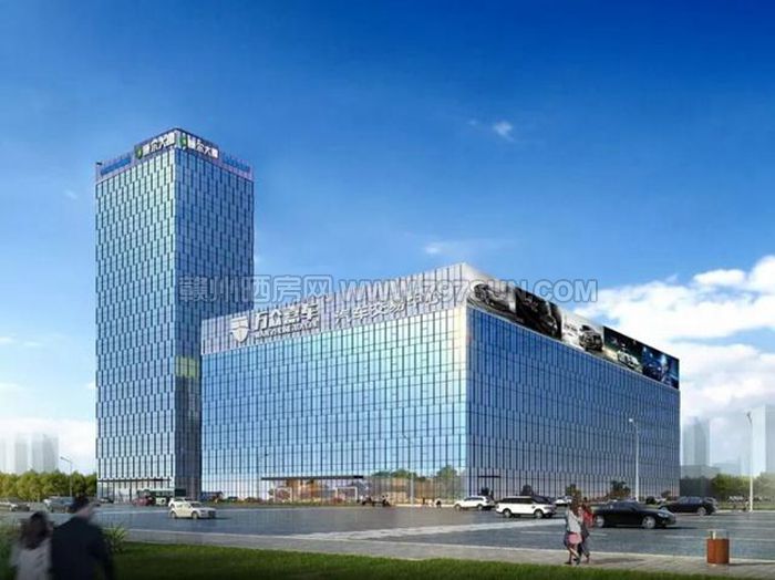 赣州万众嘉汽车交易中心航拍,赣州万众嘉汽车后市场