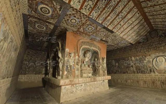 莫高窟是雕塑还是泥塑,美国敦煌莫高窟菩萨雕塑